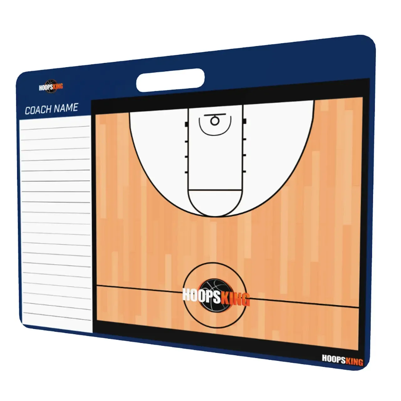 23 X 18 Custom Basketball Coaching Board | 2 Sided| Carry Handle