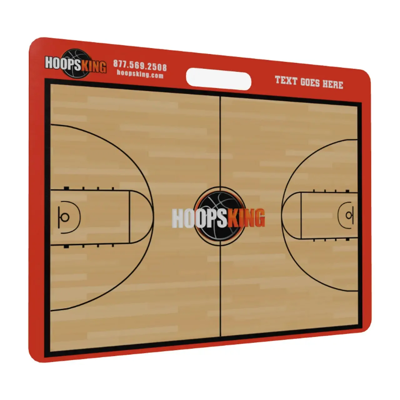 23 X 18 Custom Basketball Coaching Board | 2 Sided| Carry Handle