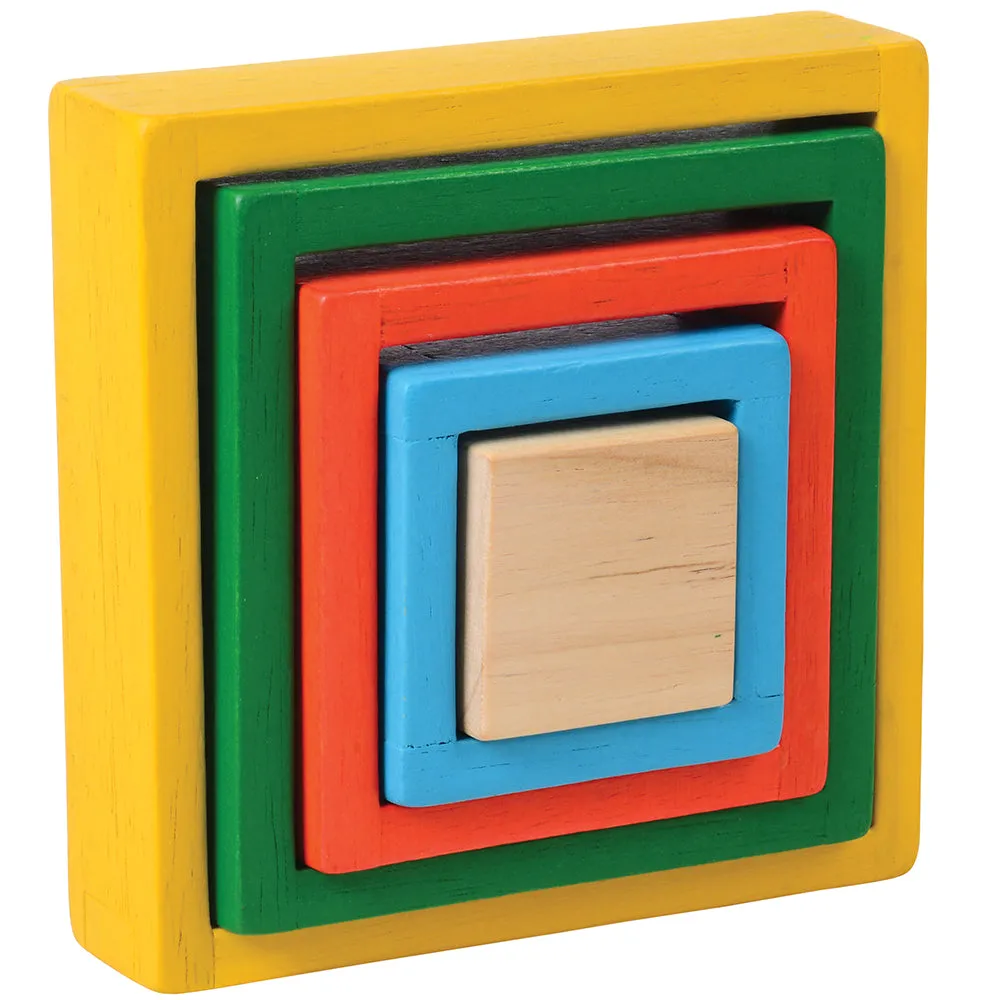 38-Piece Colorful Designer Blocks | Durable Hardwood Shapes for Creative Building