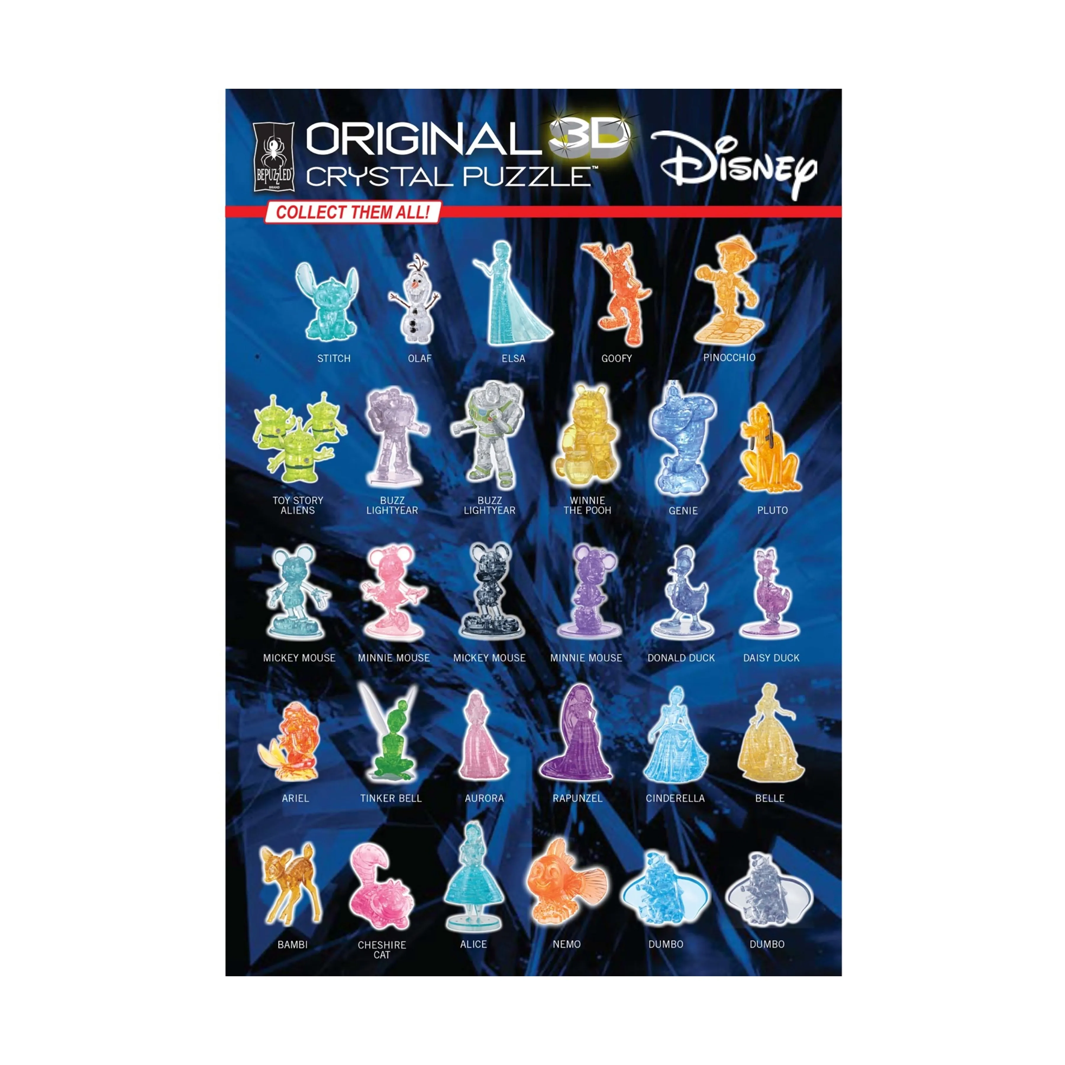 3D Crystal Puzzle - Disney Maleficent (Black): 74 Pcs