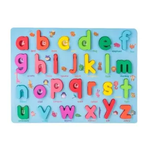 3D Wooden Small Letters a-z Board