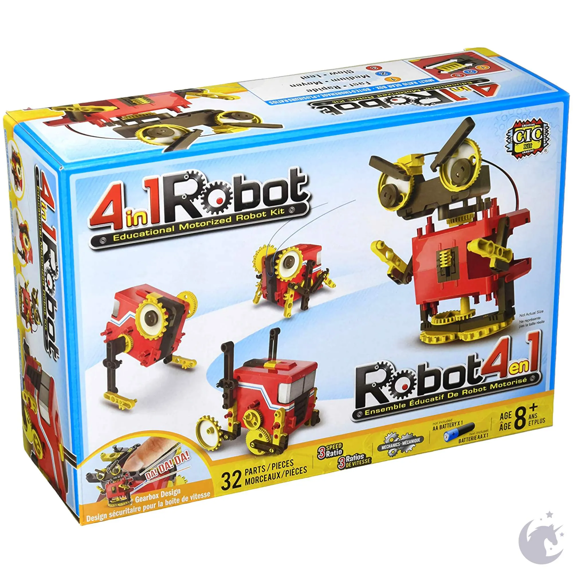 4 in 1 Educational Motorized Robot Kit Age 8 