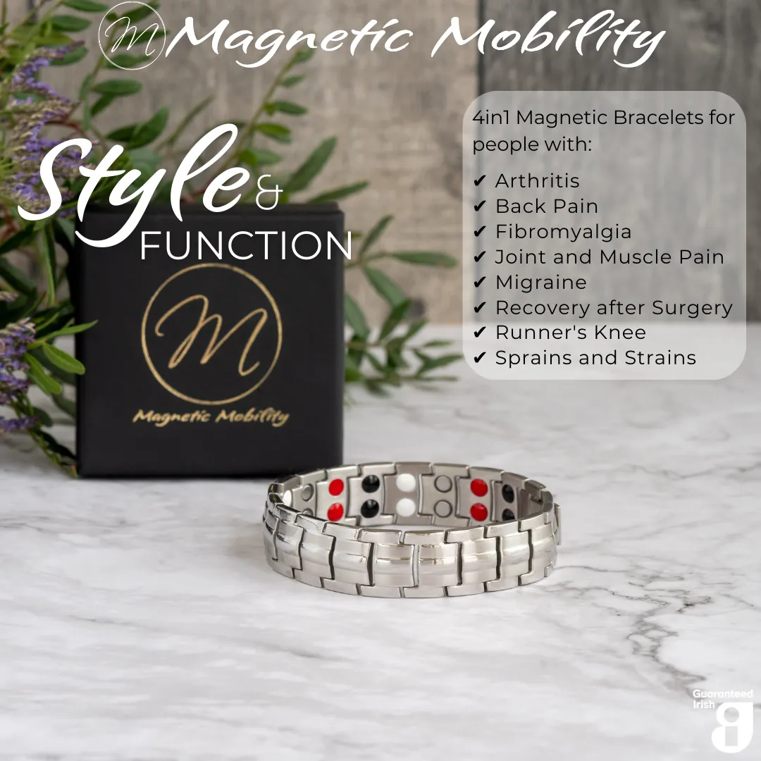 4in1 Magnetic Bracelet - Double Strength: Ashe Star | Magnetic Mobility