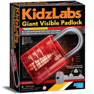 4M Giant Visible Padlock Science Kit-STEM Toy