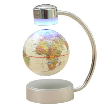 8 inch magnetic floating globe magnetic suspension office decoration company gift