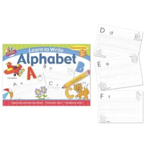 A4 Learn To Write Your Letters Book - Educational Alphabet Writing Practice