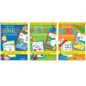 A4 My First Activity Book - Assorted Variety Activities Engaging Puzzles High Quality