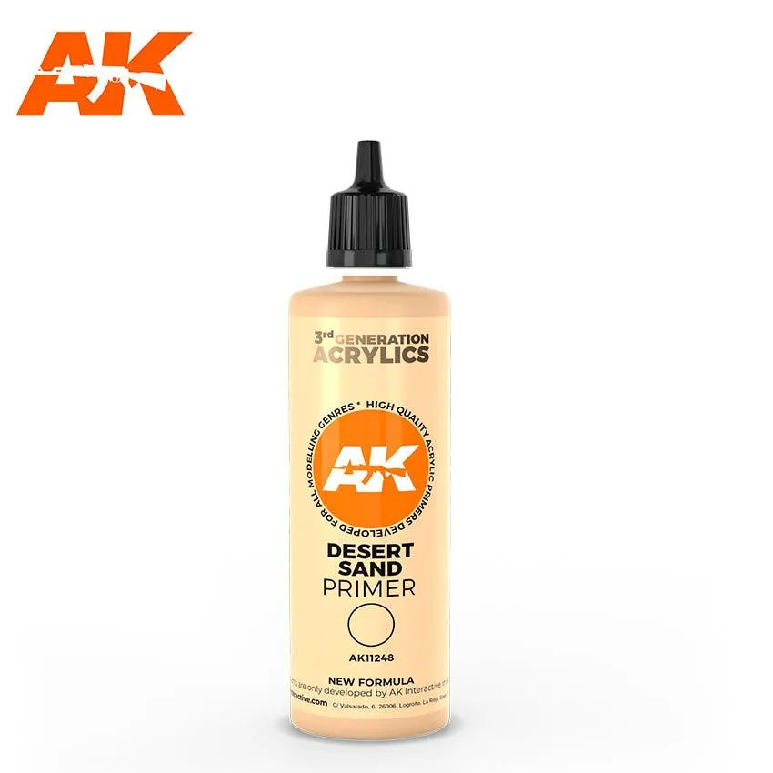 AK Interactive AK11248 3G Desert Sand Primer Paint 100ml