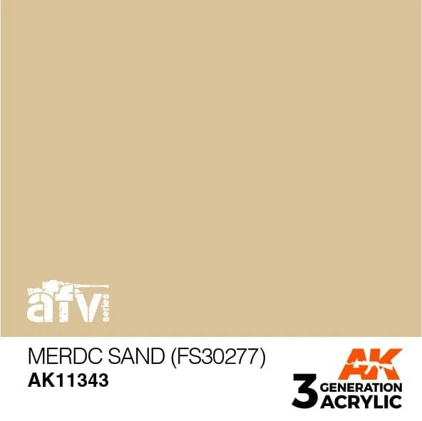 AK Interactive AK11343 3G AFV MERDC Sand (FS30277) Paint 17ml