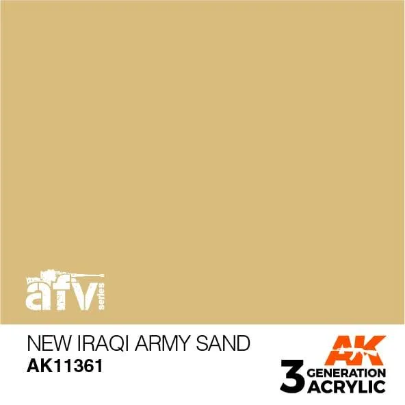 AK Interactive AK11361 3G AFV New Iraqi Army Sand Paint 17ml