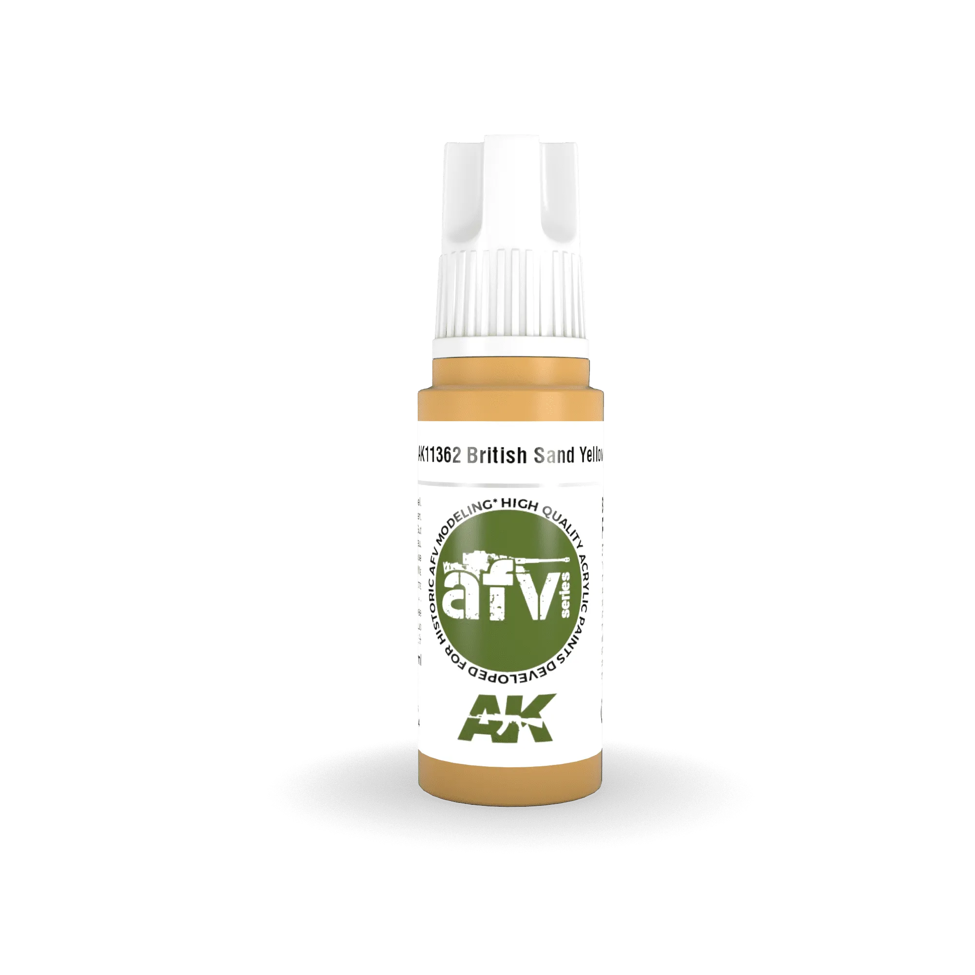 AK Interactive AK11362 3G AFV British Sand Yellow Paint 17ml