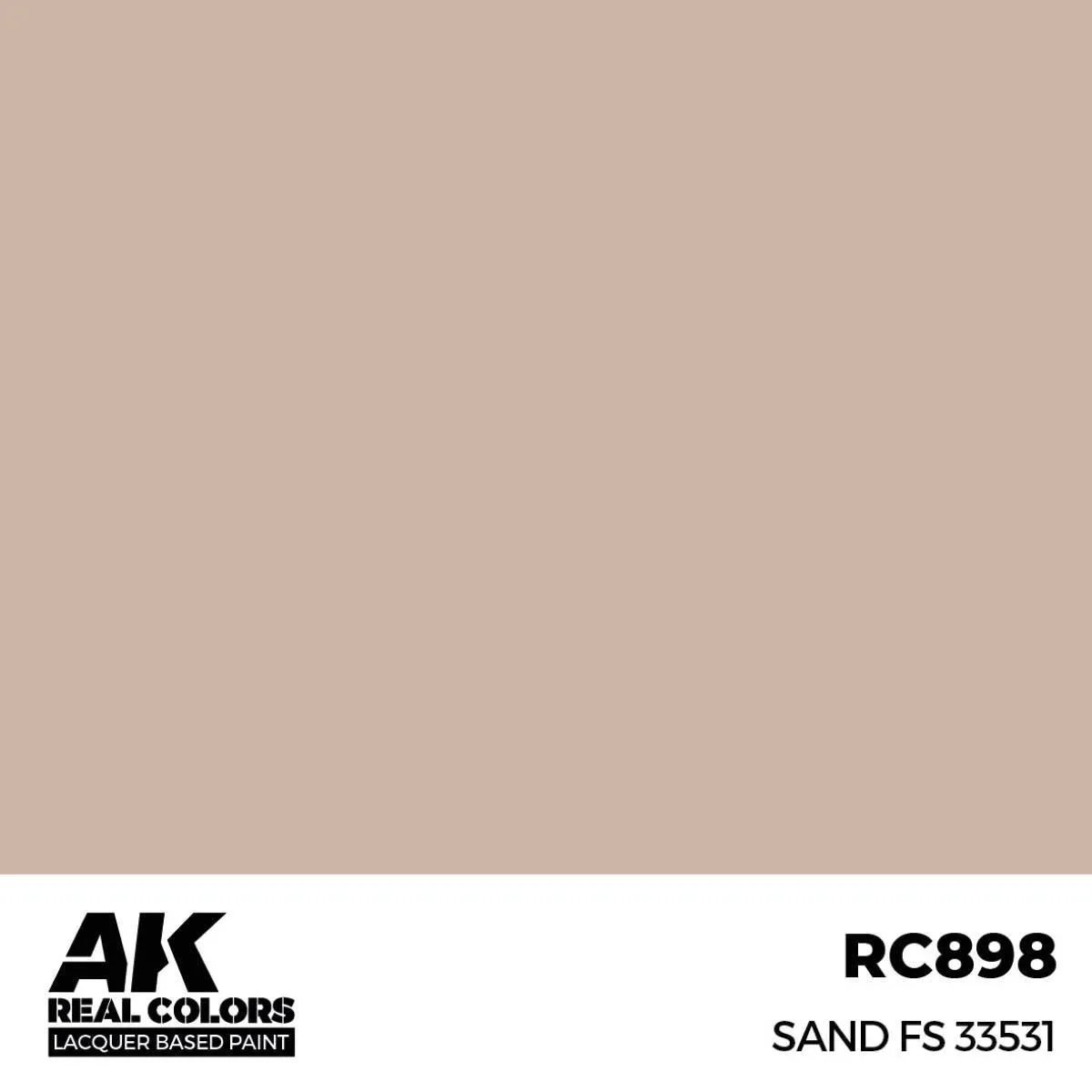 AK Interactive RC898 Real Colors Sand FS 33531 Paint 17ml