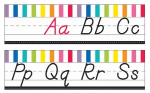 Alphabet Line Manuscript | Just Teach | UPRINT | Schoolgirl Style