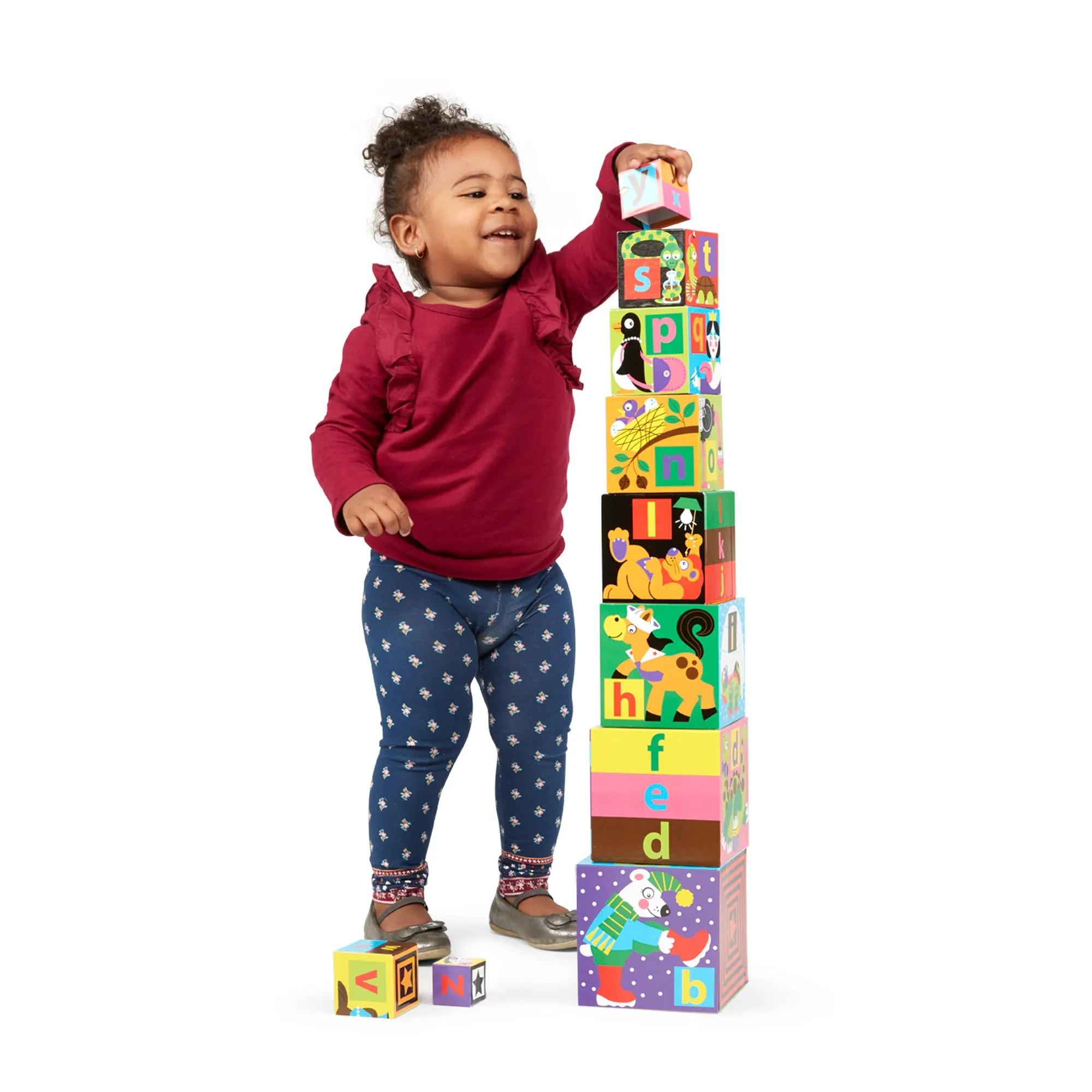 Alphabet Nesting and Stacking Blocks