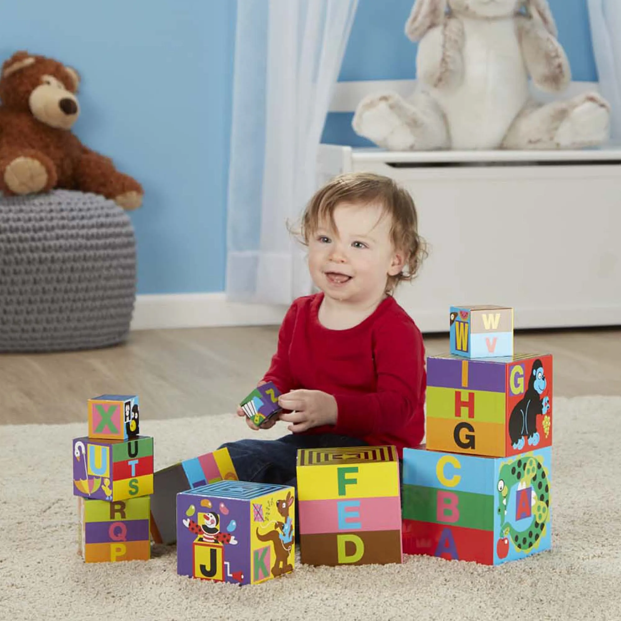 Alphabet Nesting and Stacking Blocks