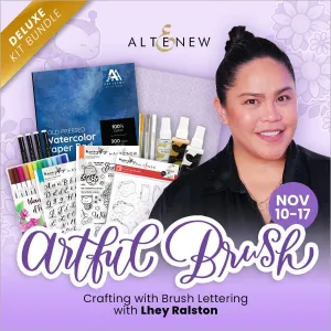 Artful Brush: Crafting with Brush Lettering with Lhey Ralston