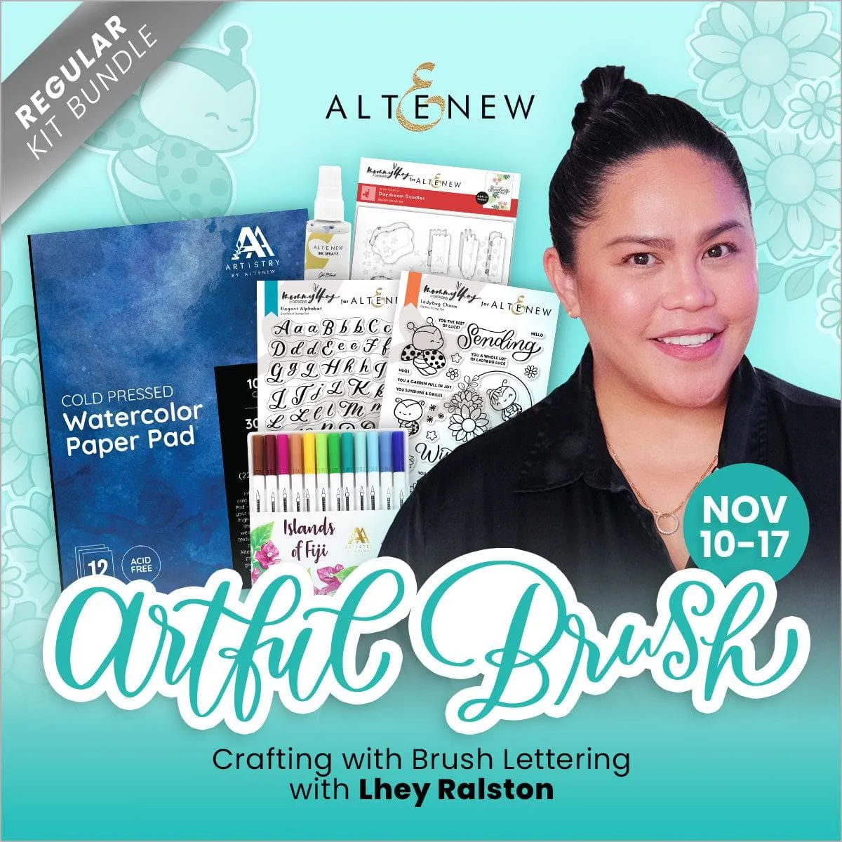 Artful Brush: Crafting with Brush Lettering with Lhey Ralston