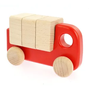 Bajo Truck With Blocks - Red