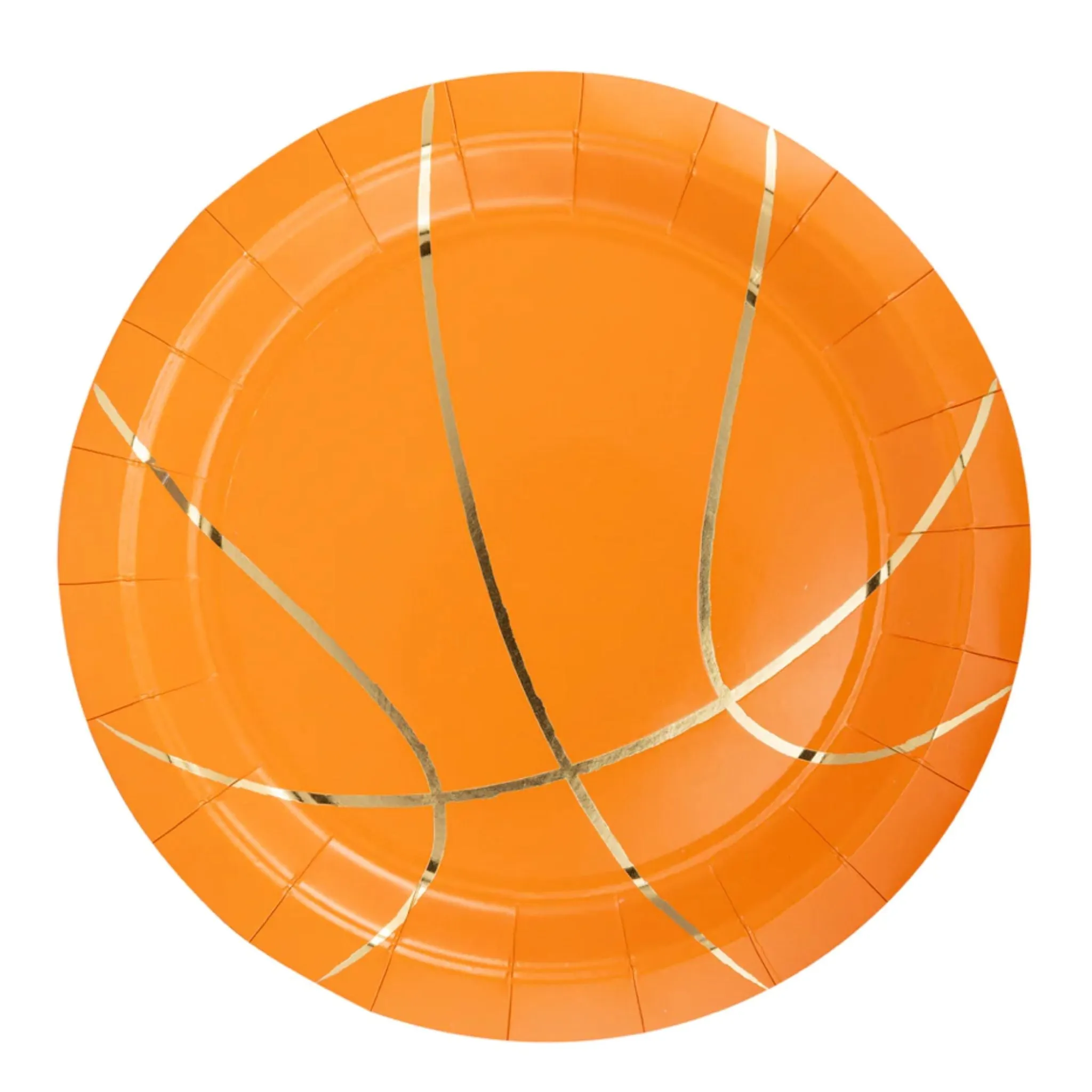 Basketball Party Paper Plates | Package 8