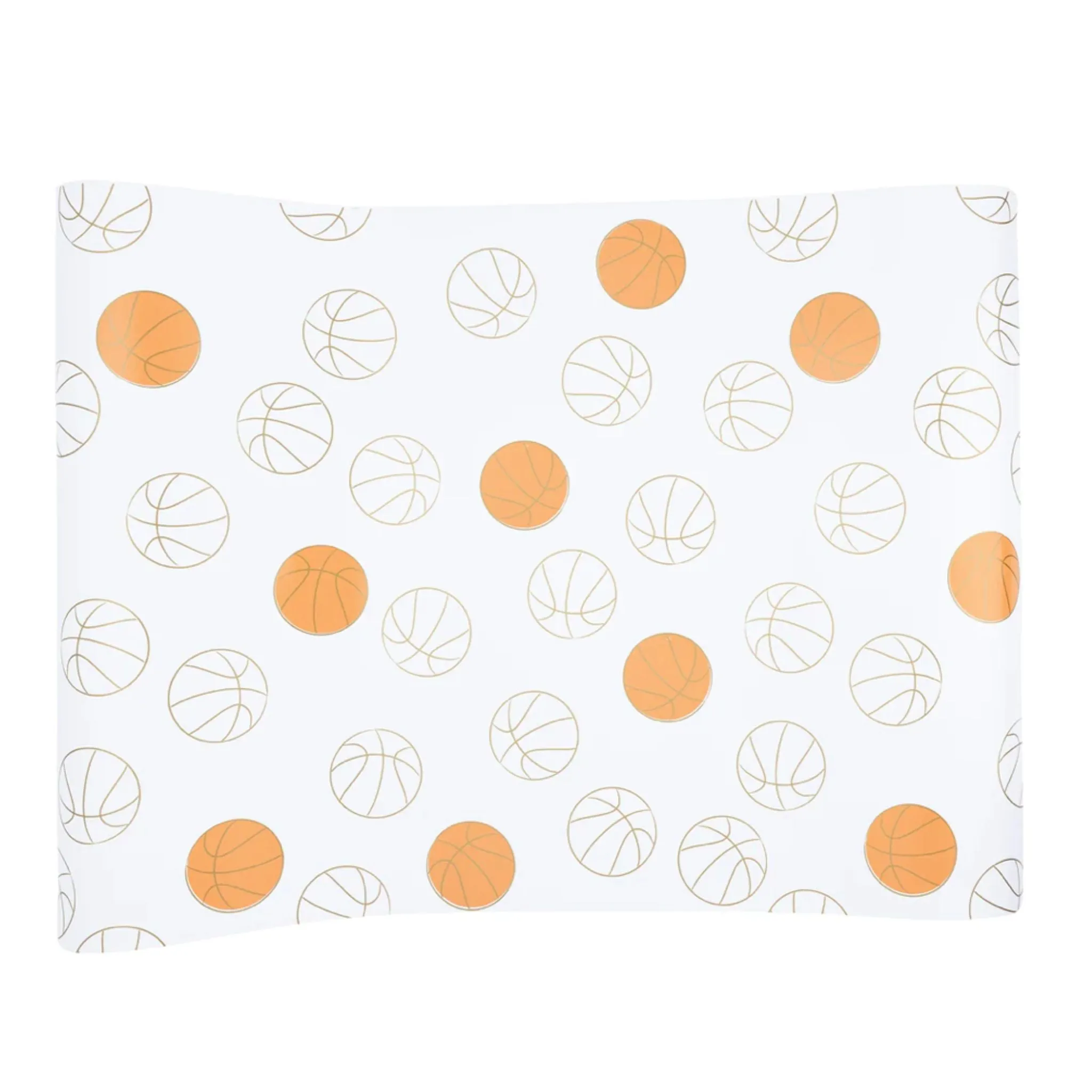 Basketball Theme Party Paper Table Runner | 18 x 120 Inches