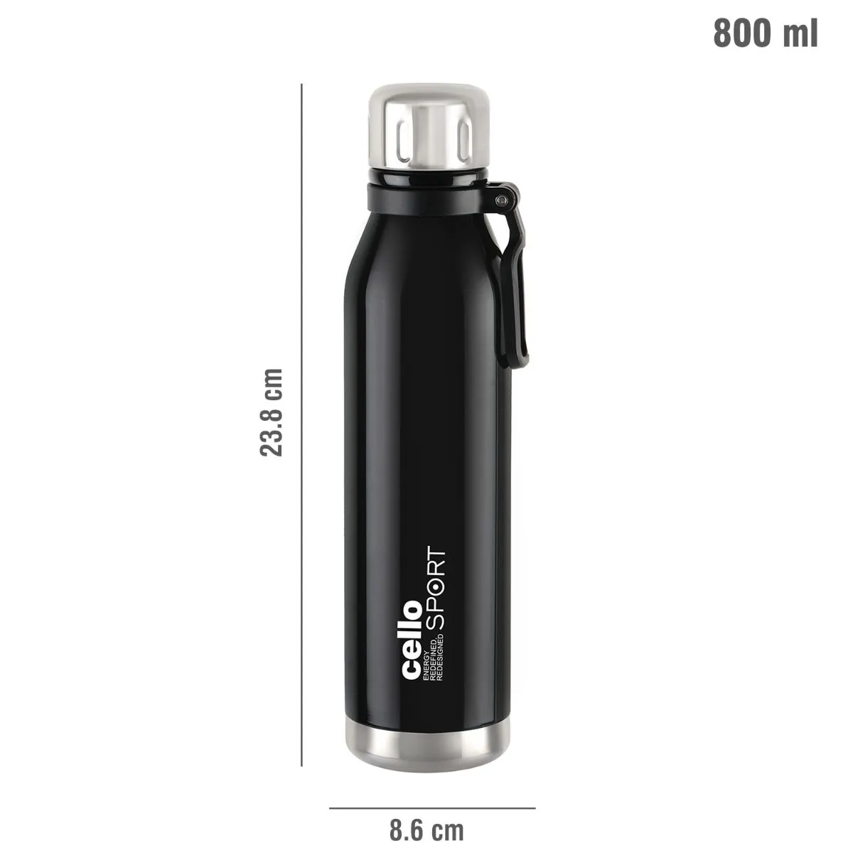 Bentley Flask, Vacusteel Water Bottle, 800ml