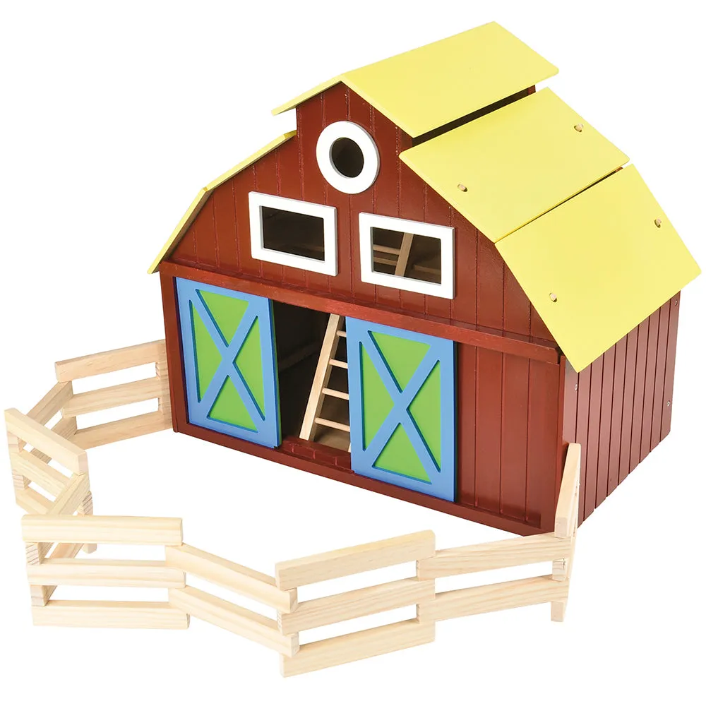 Big Wooden Barn Playset