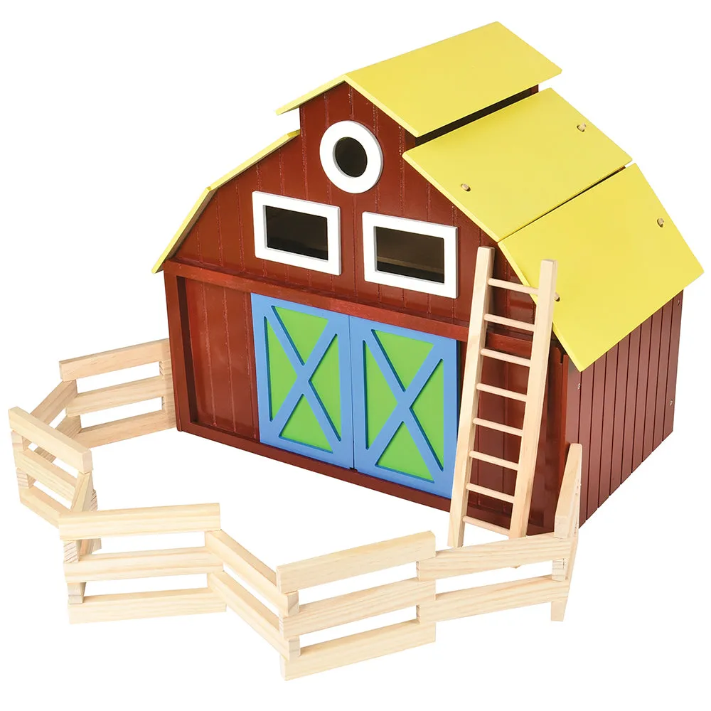 Big Wooden Barn Playset