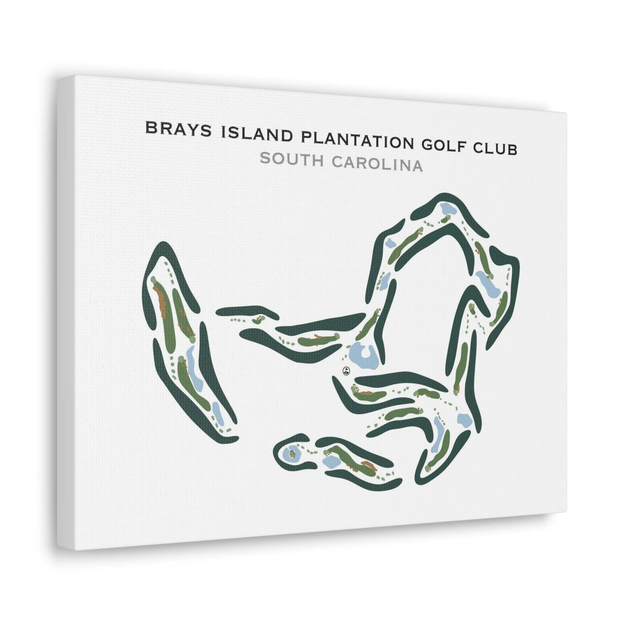 Brays Island Plantation & Golf Club, South Carolina - Printed Golf Course