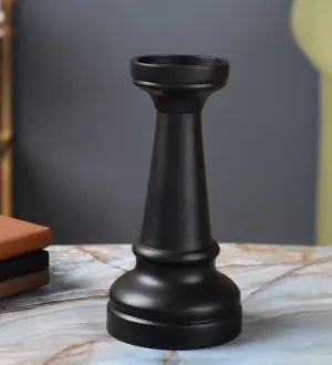 Chess Rook Black Showpiece,