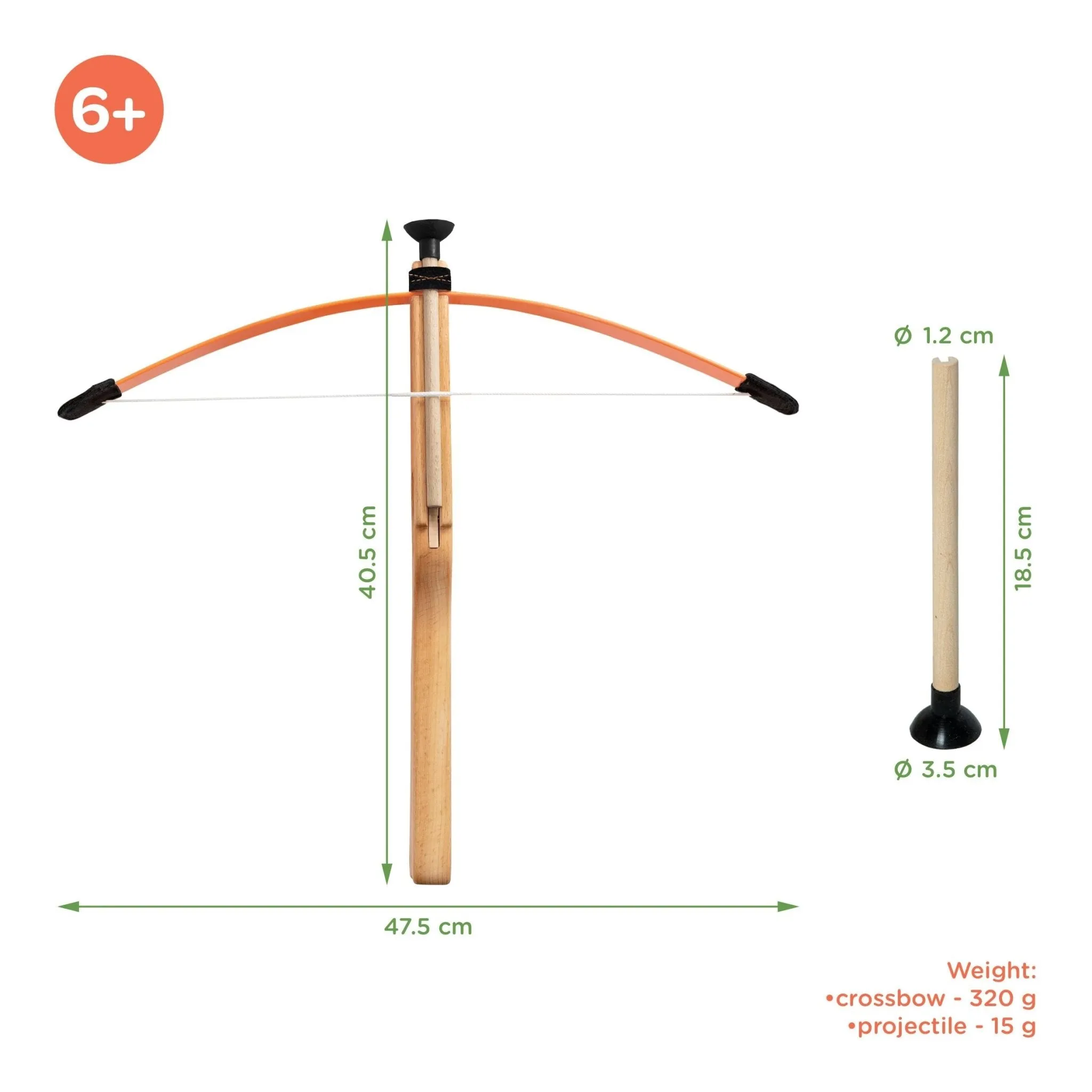 Children's Wooden Crossbow by Woodsy