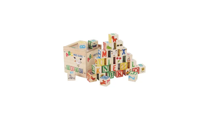 Children's Wooden Educational Building Blocks Set