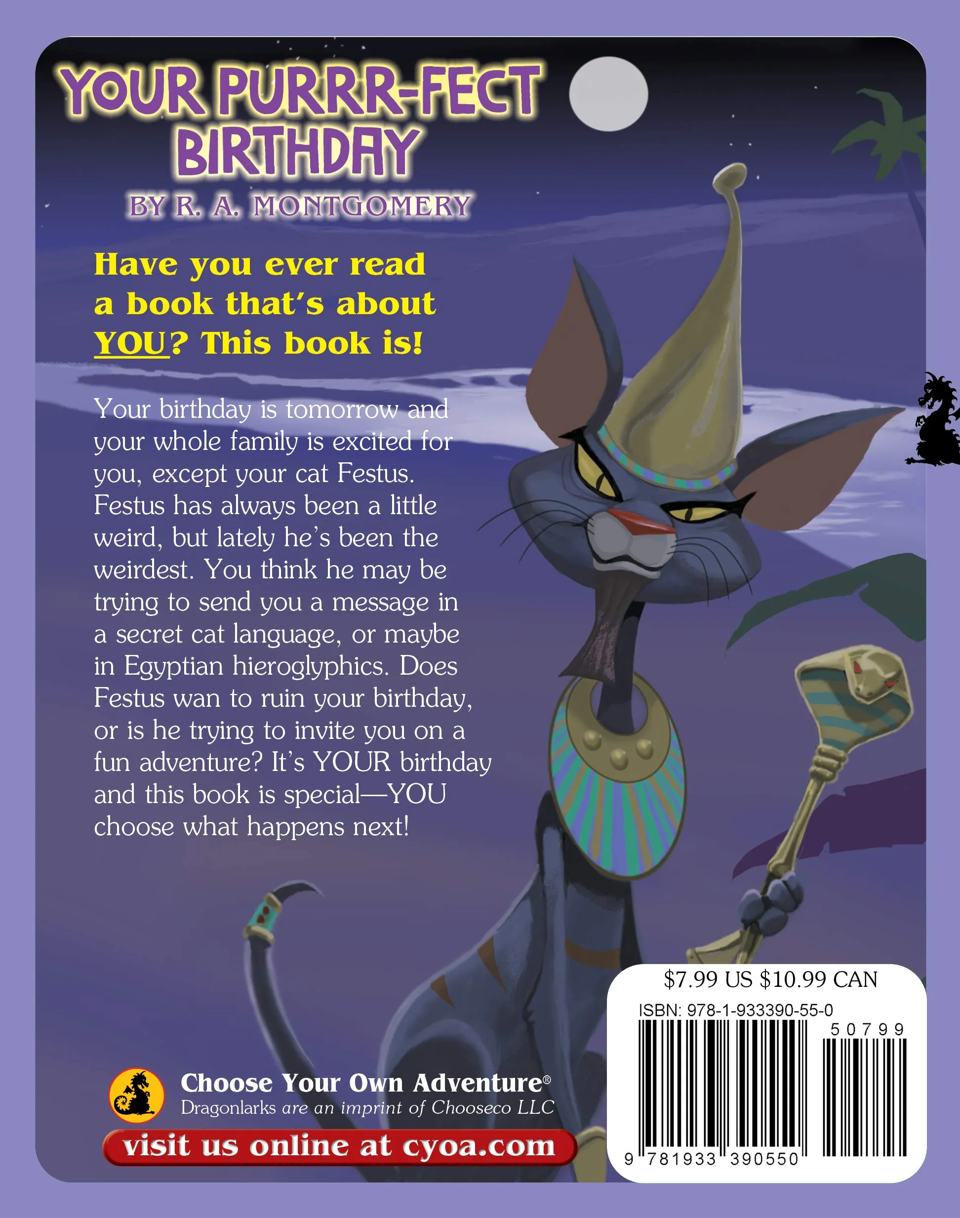 Choose Your Own Adventure Dragonlarks -Your Purrr-fect Birthday