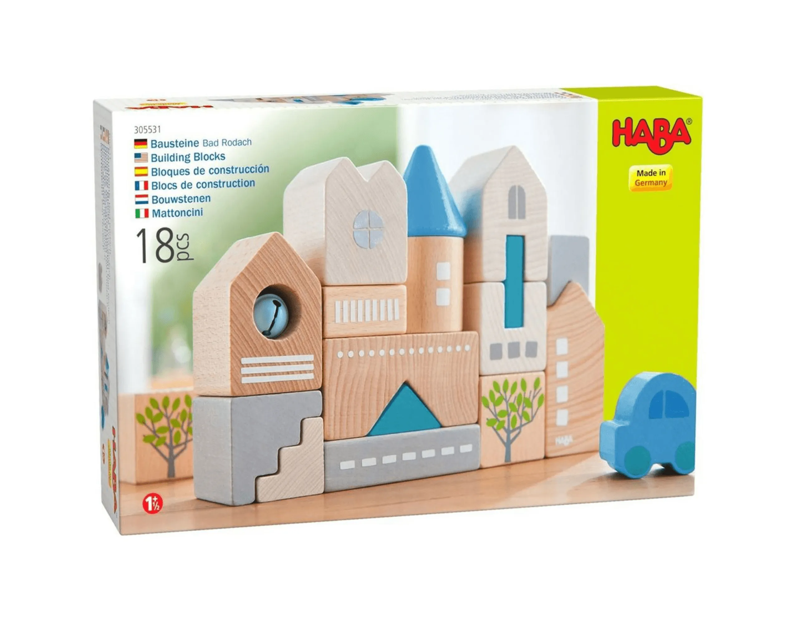 Cityscape Building Block Set - 18 Pieces