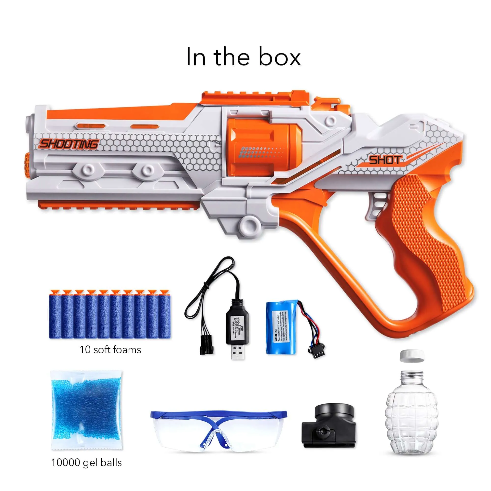 Dartwood Automatic Gel Blaster Gun | 10000 Rounds | Kids Aged 14 