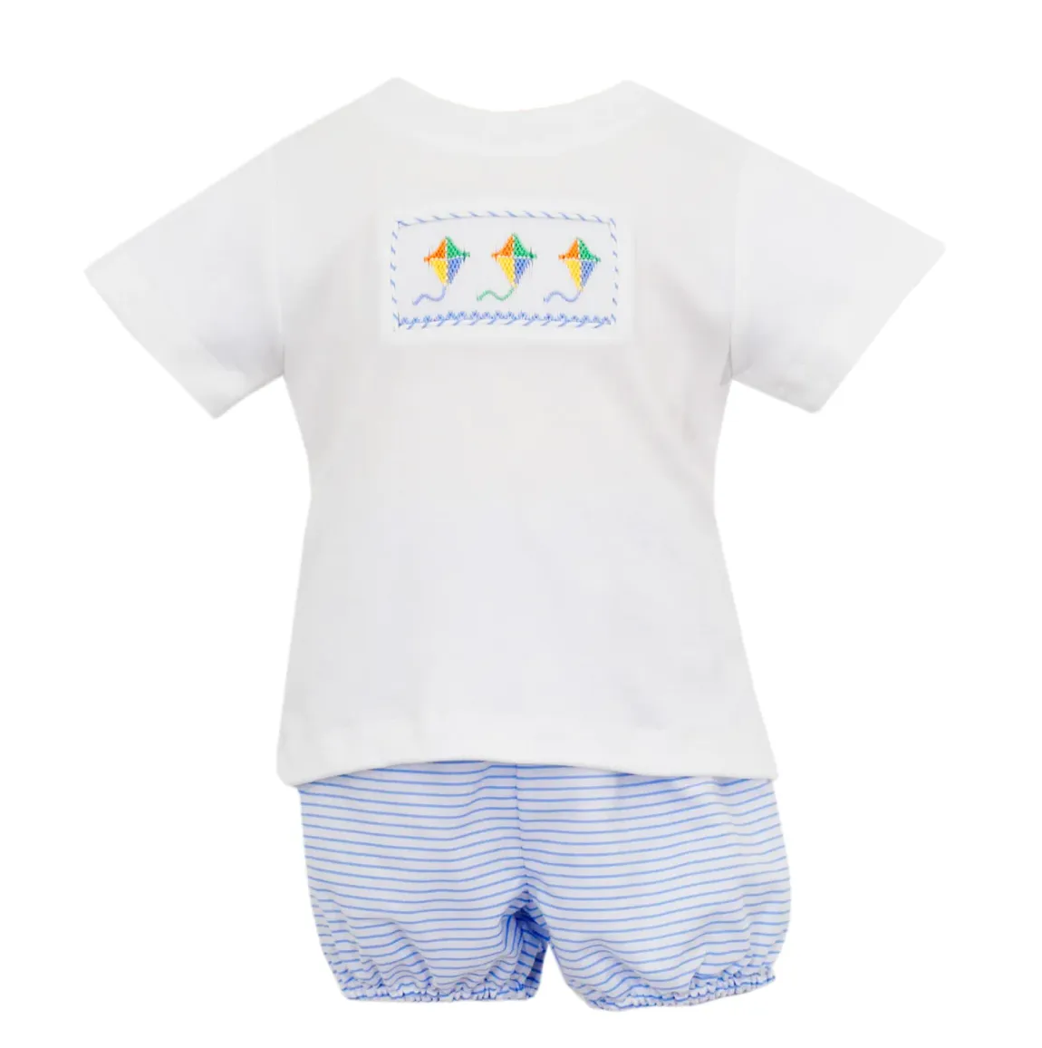 Diaper Set - Smocked Kites