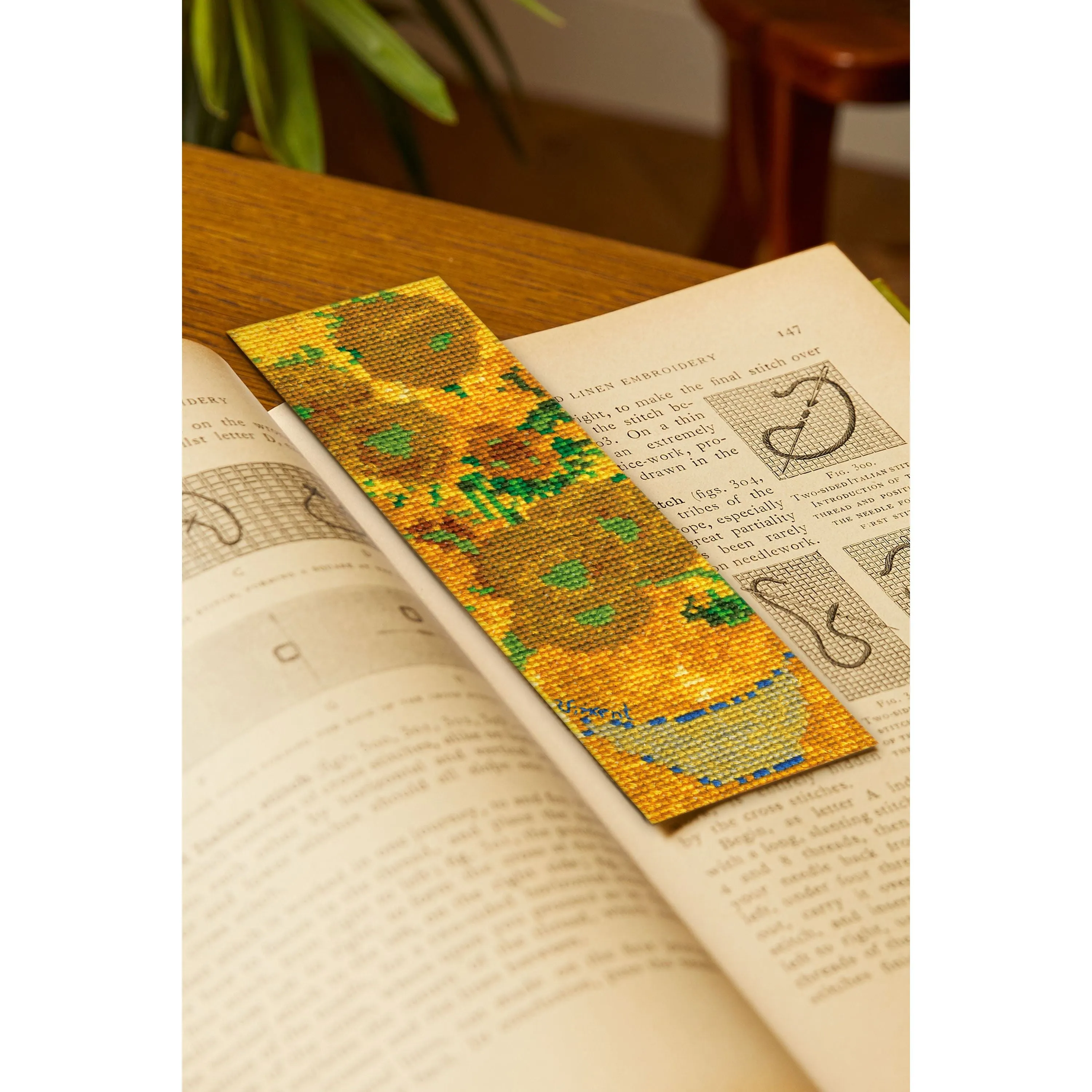 DMC National Gallery Cross Stitch Kit Sunflowers Vincent Van Gogh