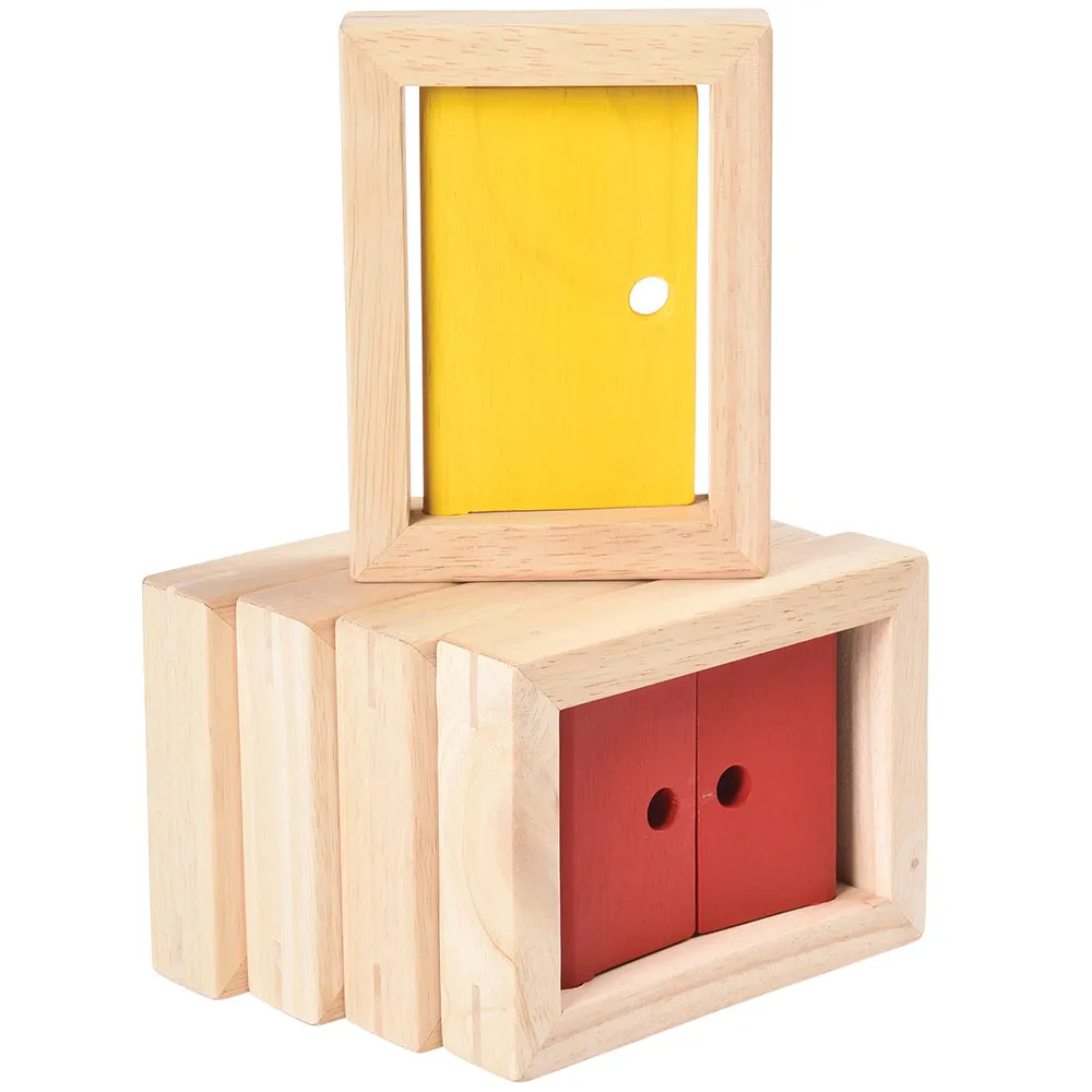 Door and Windows Wooden Block Set - 5 Piece Collection