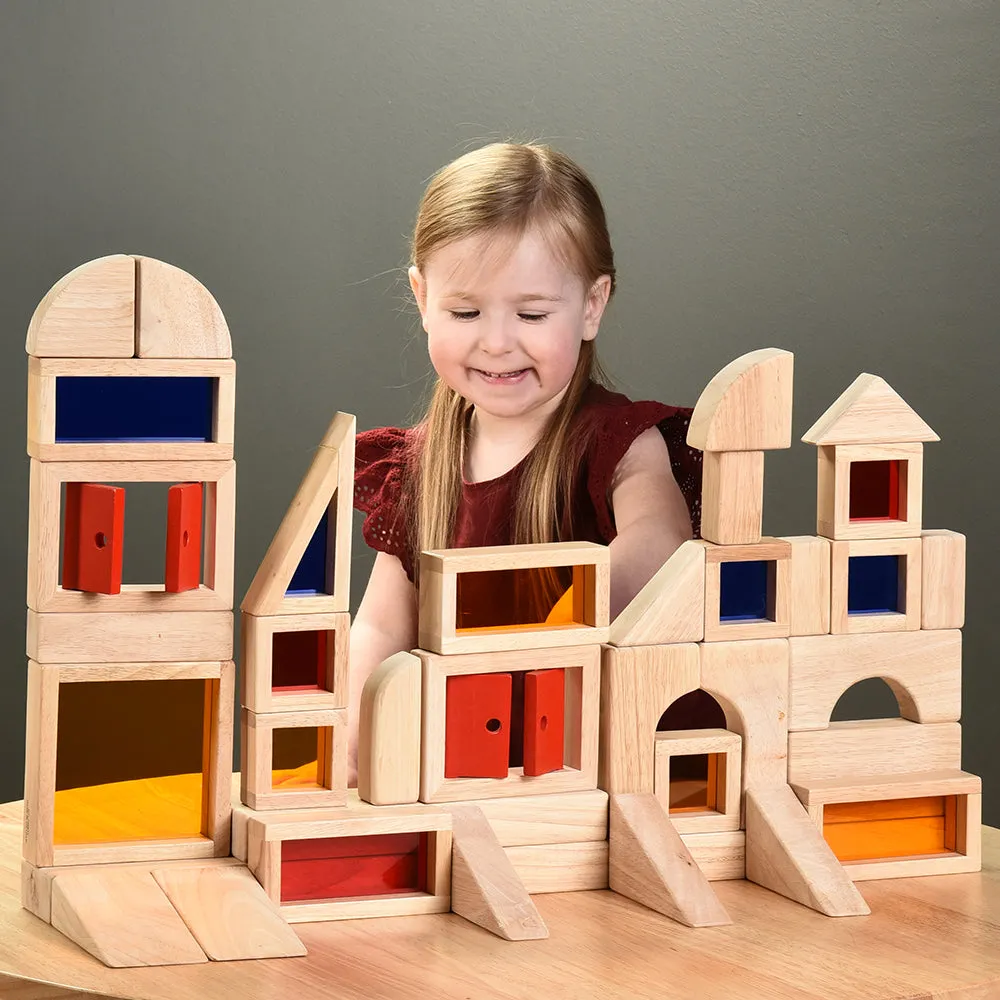 Door and Windows Wooden Block Set - 5 Piece Collection