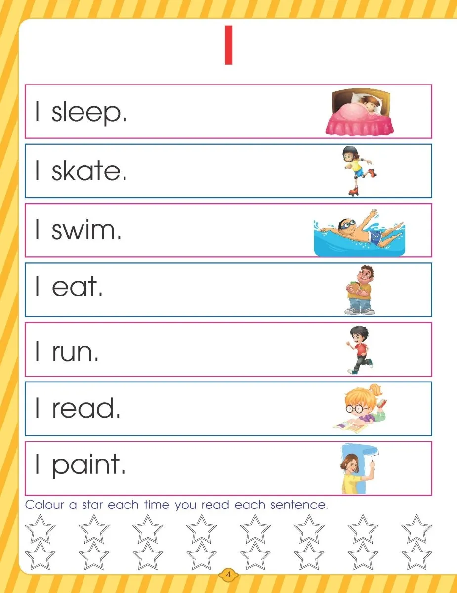 Dreamland Publications Very First Sight Words Sentences Level 1