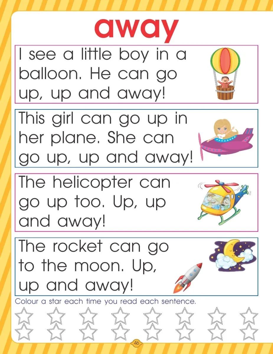 Dreamland Publications Very First Sight Words Sentences Level 1