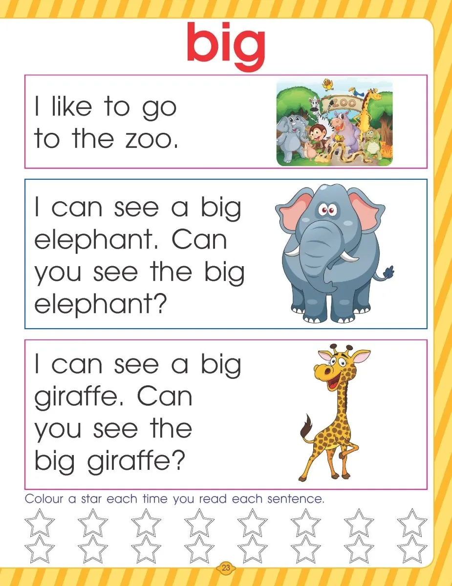 Dreamland Publications Very First Sight Words Sentences Level 1