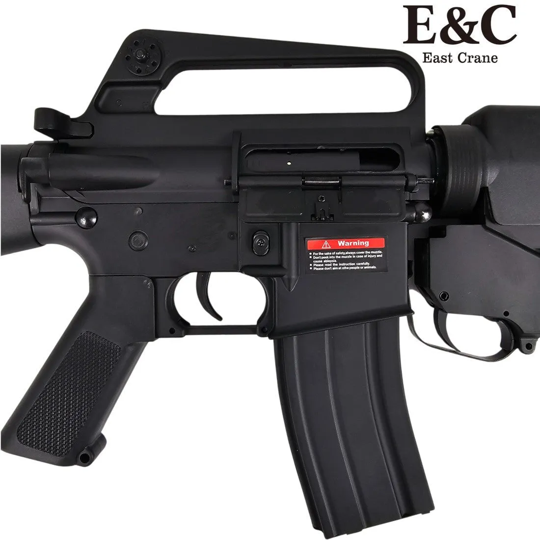 E&C M16 Gel Blaster with M203 Grenade Launcher – Black