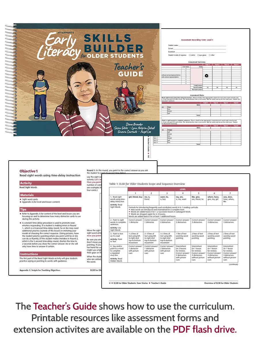 Early Literacy Skills Builder for Older Students Curriculum