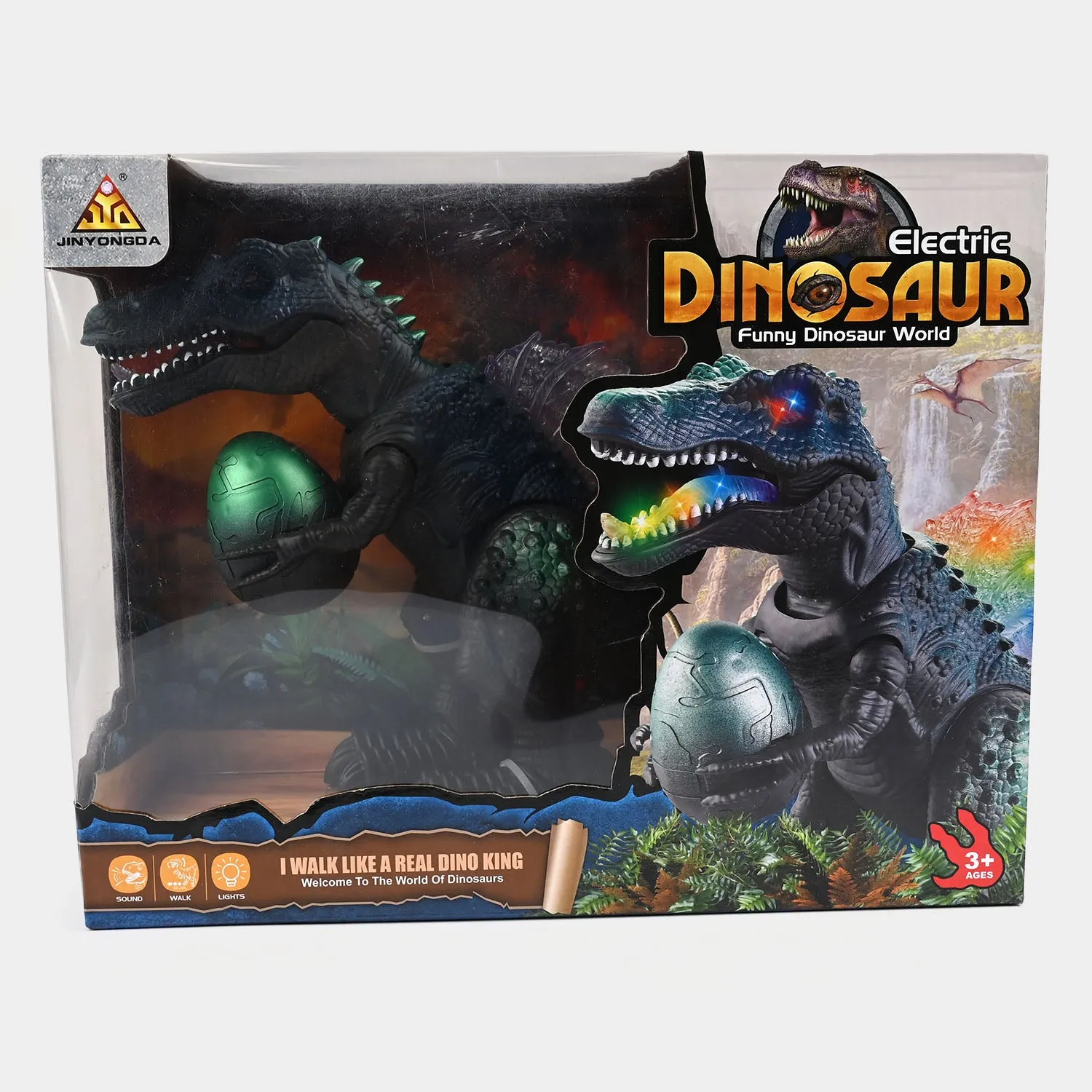 Electric Dinosaur With Sound, Light, Walk Functions