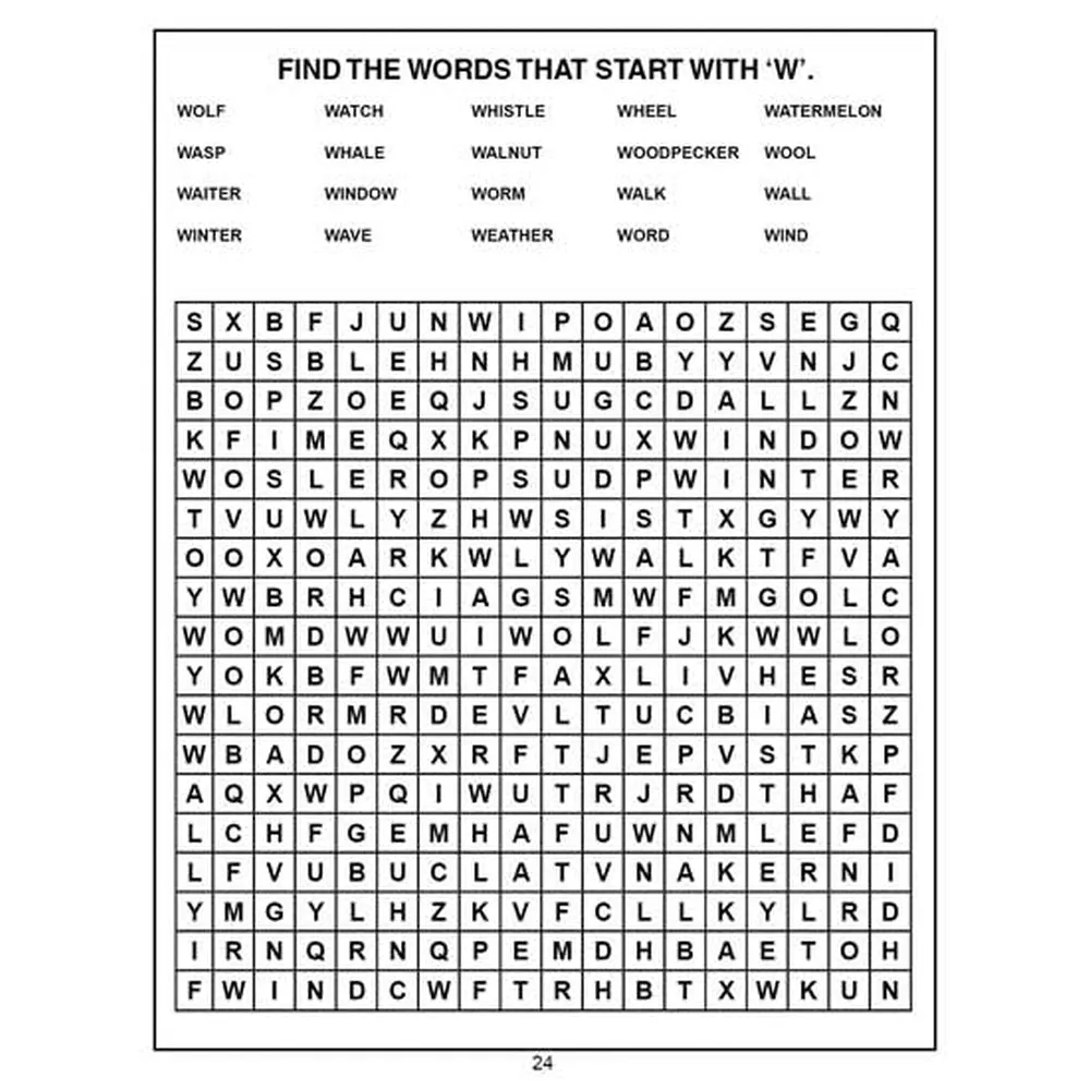 Find the Words Part - 1 Activity Book