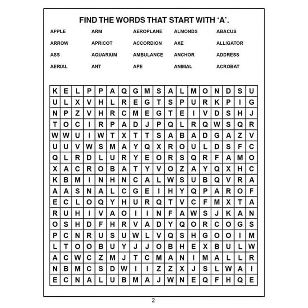 Find the Words Part - 1 Activity Book