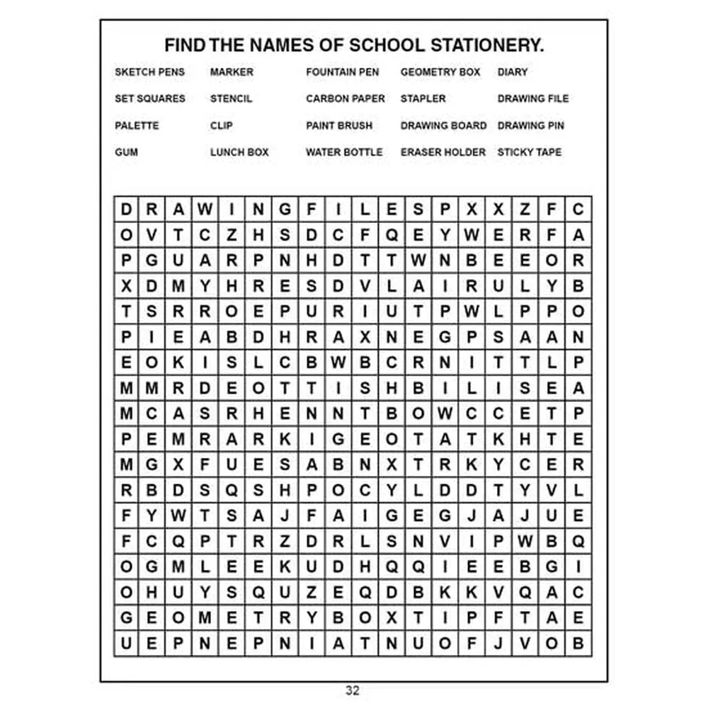 Find the Words Part - 1 Activity Book