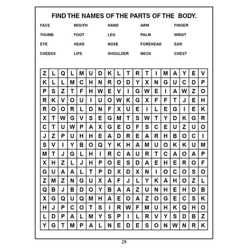 Find the Words Part - 1 Activity Book