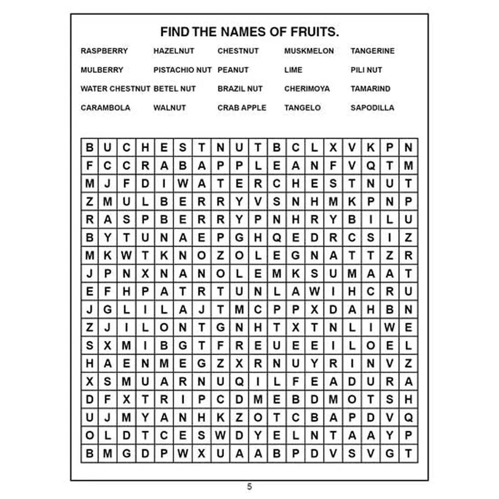 Find the Words Part - 3 Activity Book