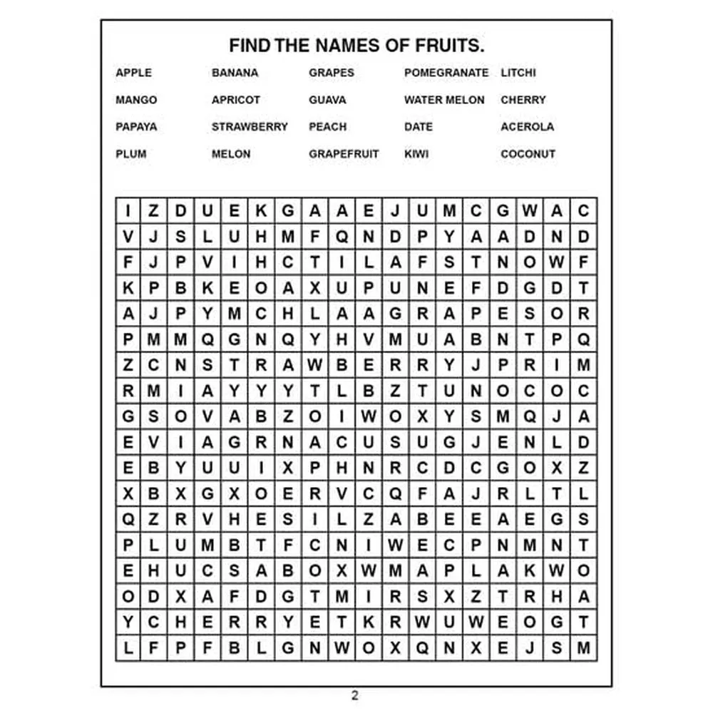 Find the Words Part - 3 Activity Book